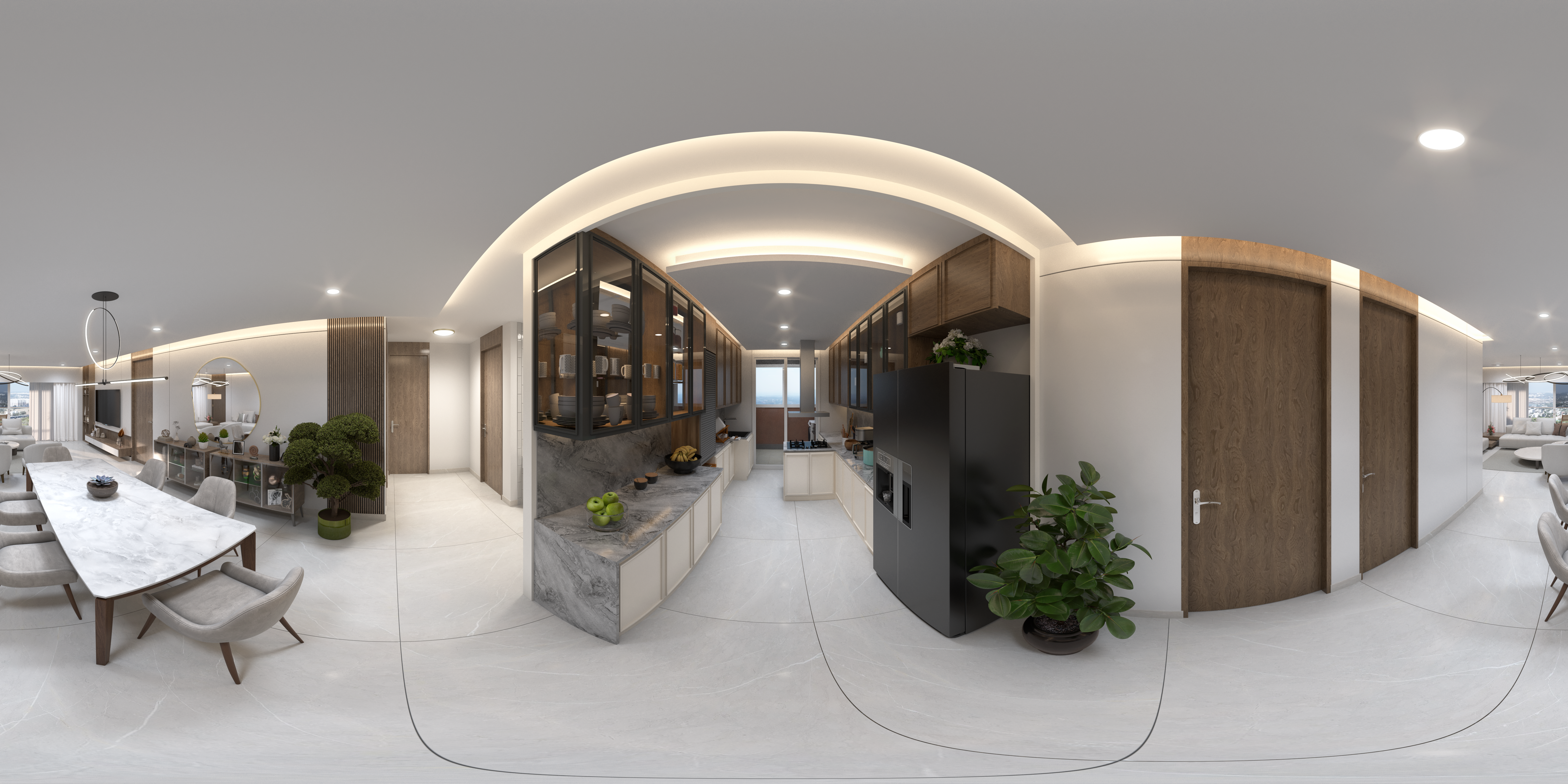 4bhk Kitchen Dining